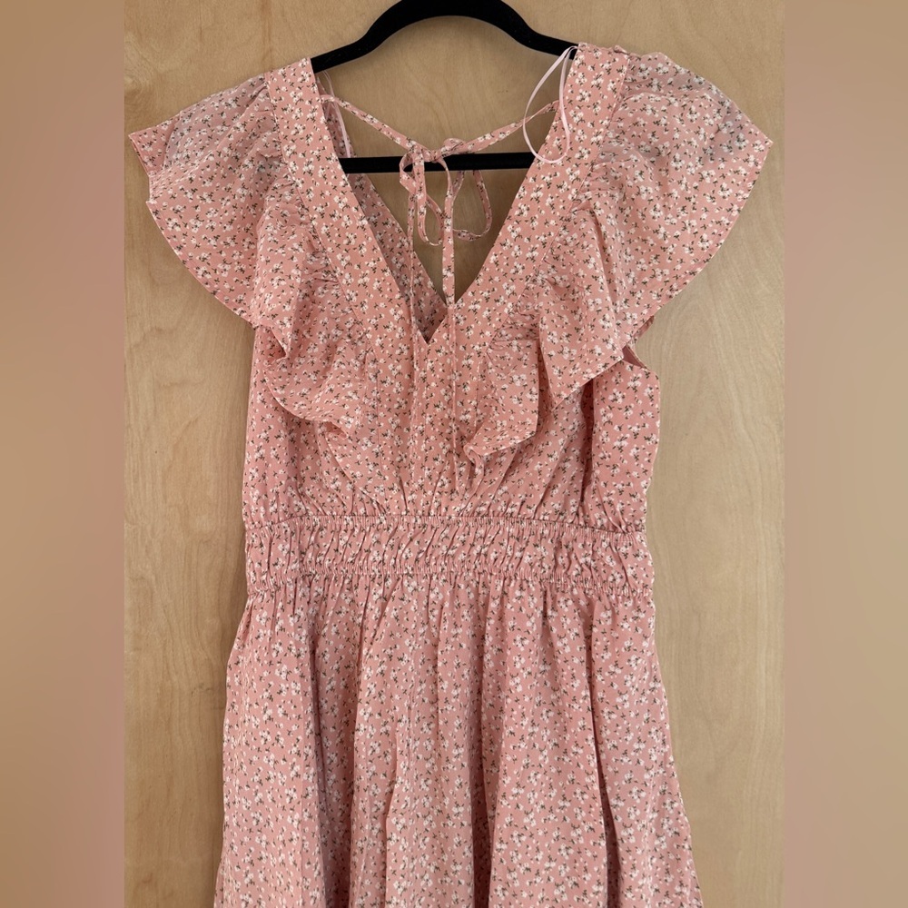 Heyson Pink Floral Dress: Small - Picture 8 of 13